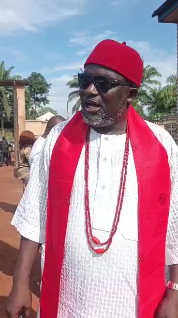 Ichie Sir Paul Ezeama at the Isseke New Yam Festival