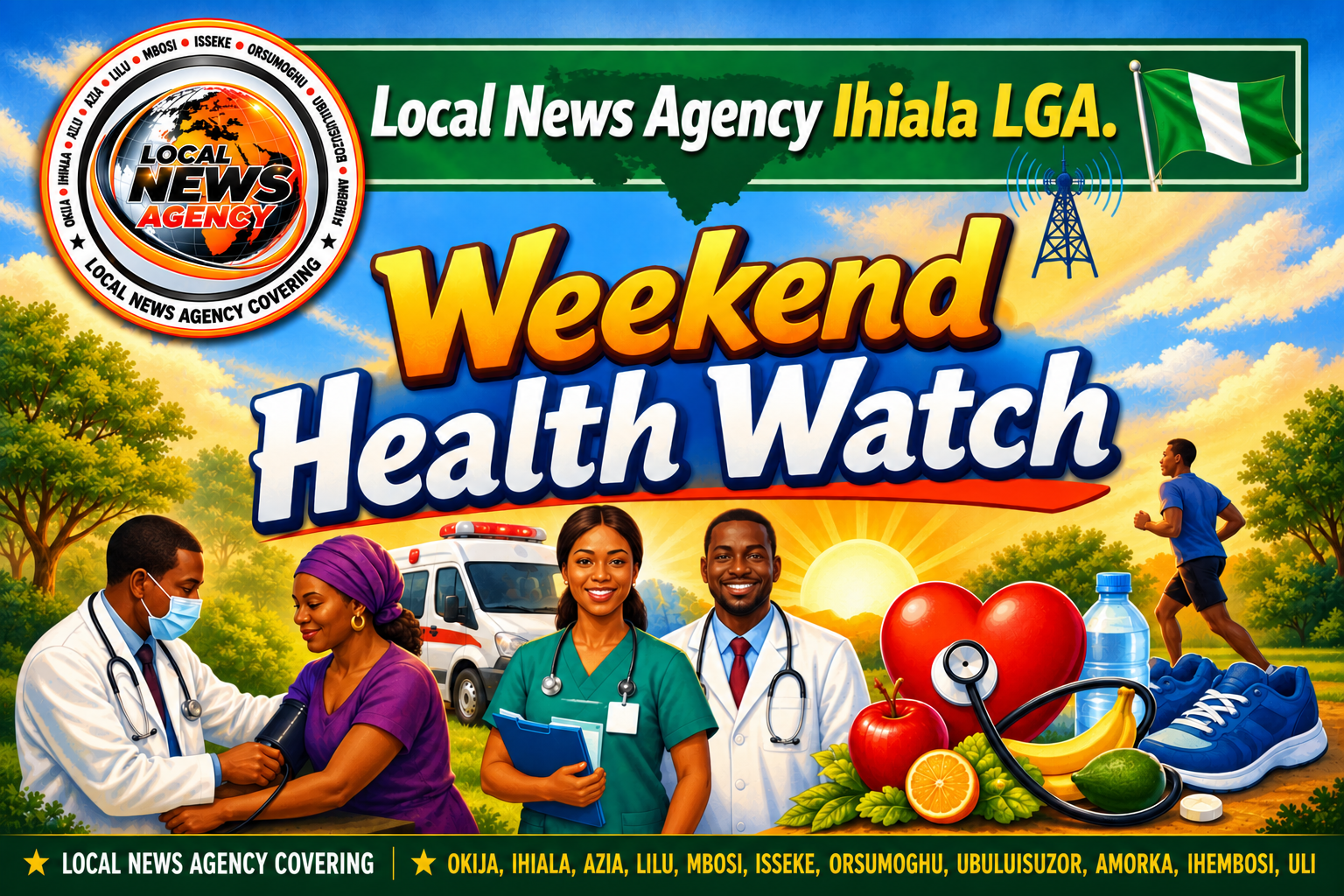 Local News Agency Ihiala LGA Weekend Health Watch banner